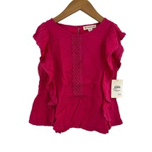 Tucker &amp; Tate Pink Ruffle Top 5 New - £11.55 GBP