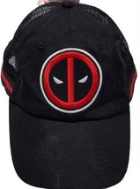 Marvel Deadpool Logo Big Boy Adjustable Plain Contrast One Size Mesh Hat... - $17.81
