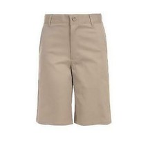 Nautica Boys&#39; Big School Uniform Flat Front Stretch Twill Shorts - £17.94 GBP