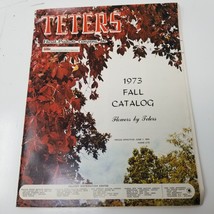 Teters Floral Products Catalog 1973 Fall Autumn Centerpieces Baskets Pot... - £15.12 GBP