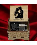 Love Is a Many-Splendored Thing Music Box - Custom Engraved Birch Plywood
