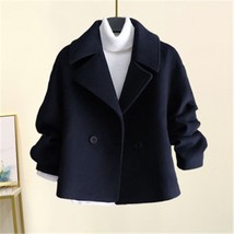Woolen Jacket Women&#39;s Spring Autumn New Korean Version Of Solid Color Slim Long- - £41.64 GBP