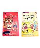 Vnt &#39;63 The Wizard of Oz The Jungle Book Companion Library  2 Books in O... - $24.63
