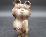 1980 Misha Bear Mascot XXII Olympic Games Porcelain Ceramic Figurine PFZ... - $29.69