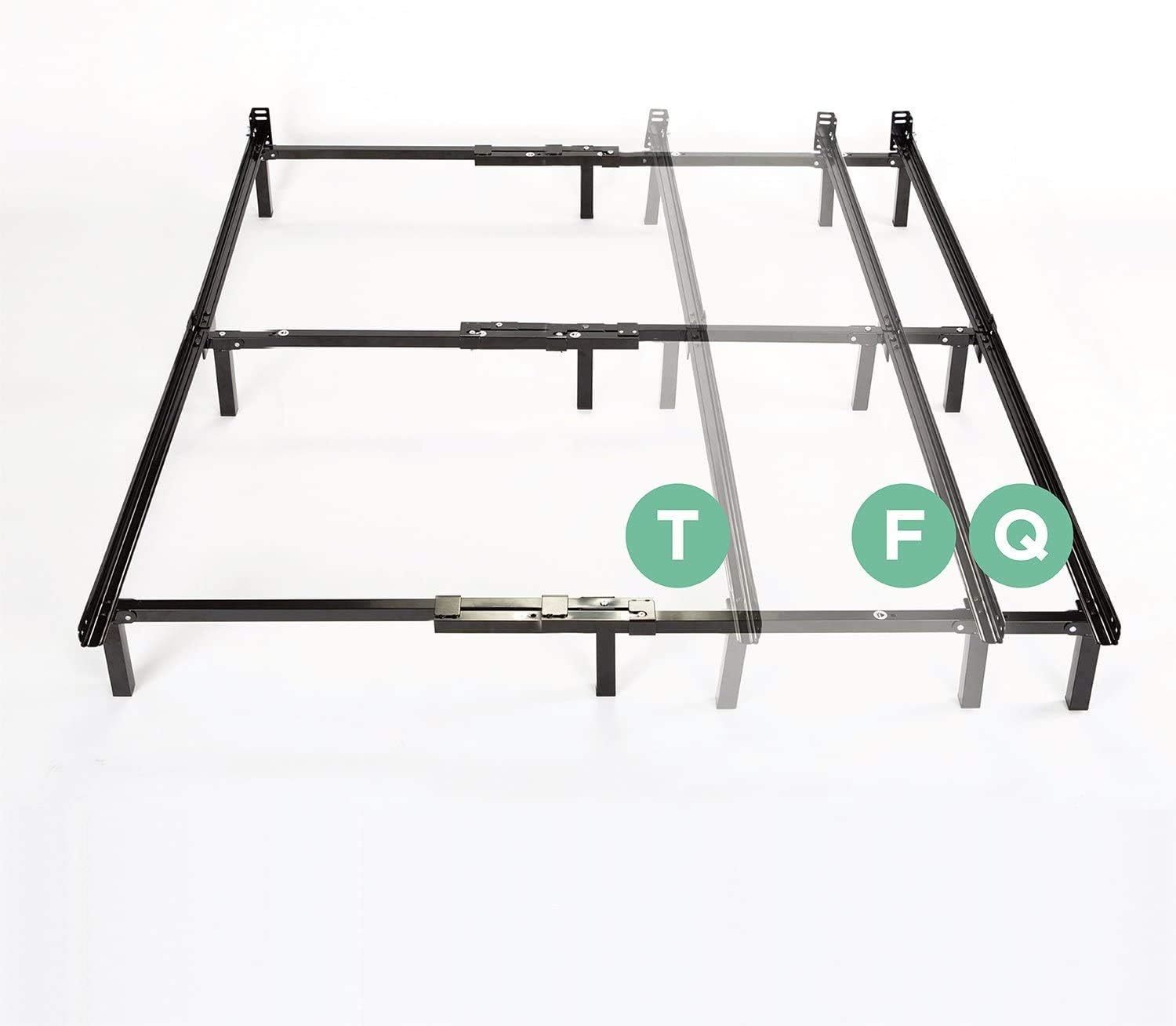 Zinus Compack Metal Adjustable Bed Frame, 7 Inch Support Bed Frame For, ... - $58.97