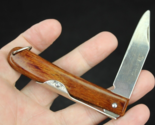 vintage pocket knife Okapi Germany  ESTATE SALE wood nice! - £47.07 GBP