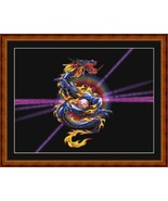 DRAGON FIRE - pdf cross stitch chart. Original Artist Unknown - $12.00