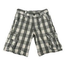 Wrangler Youth Boys Plaid Cargo Shorts Size 7 - $16.83