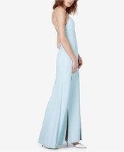 Fame and Partners Bluebell Lace-Up-Back Slit Gown Pale Blue Size 8 $170 - £36.50 GBP