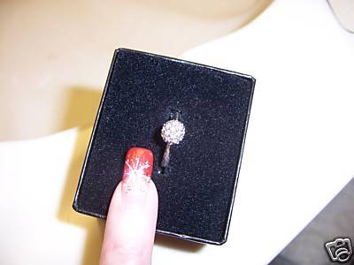 Nadri Crystal Ring QVC Eliot Danori Size 4  - $29.97