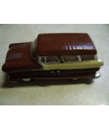 Car Box in Porcelain Vintage GM Station Wagon Hinged Box - £27.52 GBP