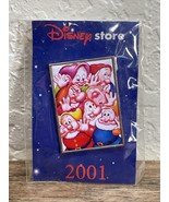Disney Store The Seven Dwarfs 2001 Exclusive Commemorative Pin KG JD - $184.53 MXN