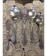 Vtg 1847 Rodgers Bros Reflection IS Silver Plated Serving 5 Pc Serve War... - £50.63 GBP