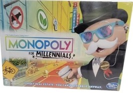 Monopoly for Millennials Millenials Millenial Edition Board Game Factory Sealed - £13.23 GBP