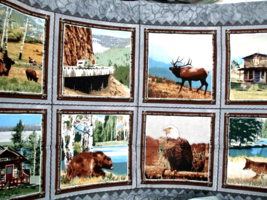 Fabric Panel Henry Glass &quot;Yellowstone&quot; Iconic Images Bear Buffalo Eagle $11.50 - £9.08 GBP