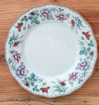 Pottery Barn FLORAL Vintage Style Dinner Plate 11&quot; Melamine NEW WOT - $16.00