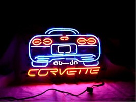 Chevrolet Back Corvette Neon Light Sign 24&quot; x 13&quot; - $699.00