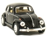5&quot; 1967 Volkswagen Classic Beetle 1:32 Scale (Black) by Kinsmart - $8.81