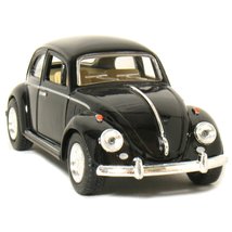 5&quot; 1967 Volkswagen Classic Beetle 1:32 Scale (Black) by Kinsmart - £6.93 GBP