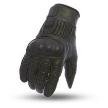 Light Lined Biker Glove Zipper Closure Motorcycle Gloves - £47.40 GBP