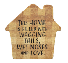 Ganz Pet Parent Frame This Home is Filled With Wagging Tails Wet Noses and Love - £14.14 GBP