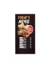 MV Sandwich Restaurant Menu Black  printed piece US Shipping Warehouse - $2.70