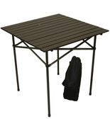 Table in a Bag TA2727 Tall Aluminum Portable Table with Carrying Bag, Brown - £39.32 GBP+