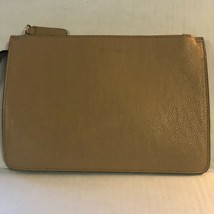 Calvin Klein Tan Faux Leather Large Wristlet Wallet  - $30.69