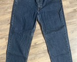LEVI&#39;S 550 Relaxed 100% Cotton Medium Wash Blue Denim Jeans NWT 44x32 - $28.86