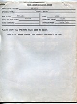 Topper-Photo Identification Sheet-Lot-8x10-B&amp;W-Still - £39.08 GBP