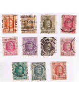 Belgium King Albert I 1922 Lot Of 11 - $1.05