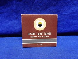 Vintage &quot;Hyatt Lake Tahoe Resort And Casino&quot; Matchbook Lake Tahoe - $4.50