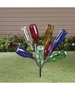 Unique Style Outdoor Metal Wine Bottle Holder Bush Tree Garden Yard Stak... - €21,33 EUR