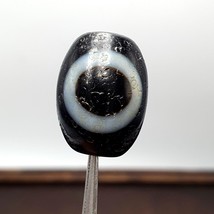 Antiguo ojo tibetano ágata patrón único ágata piedra dzi amuleto de cuentas - $828.38 MXN