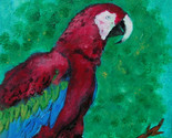 Bird art parrot flying colors by cori solomon thumb155 crop