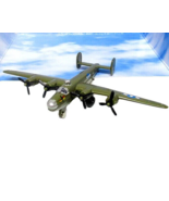 B-24 Liberator Bomber WW2 Diecast Aircraft Model, Motormax 4.5 Inch - $722.16 MXN