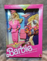 Flight Time Barbie Gift Set Blonde 1989 Mattel 2066 NIB Vintage - £40.45 GBP