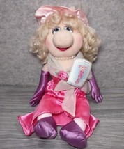 Vintage Miss Piggy Eden Toys Jim Henson&#39;s The Muppets Stuffed Animal With Tag - £17.95 GBP