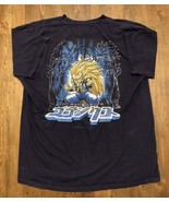 Vintage RARE 2002 Dragon Ball Z Gotenks Navy blue Graphic T-Shirt 2XL - £158.48 GBP