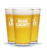 Bud Light 2-Pack Glass Pint, 16oz - £19.74 GBP