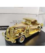 1935 Auburn 851 Convertible 1:32 Die-Cast Gold Plated w/COA - $53.82 CAD