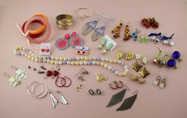 Vintage to New Costume Jewelry Lot 36 Pieces (#E107) - $30.00