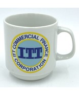 ITT Commercial Finance Corp Mug Coffee Cup Vintage Advertising Logo Cera... - £12.70 GBP