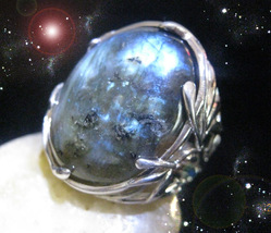 HAUNTED RING ALEXANDRIA FOLLOW MY PATH TO YOUR HIGHEST POWER OOAK SCERET MAGICK  image 2