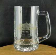 THE WHITE HOUSE Washington DC U.S. CAPITOL Clear Etched BEER STEIN MUG S... - £20.41 GBP