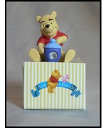 WINNIE THE POOH BIRTHDAY BIRTHSTONE FIGURE APRIL - £9.58 GBP