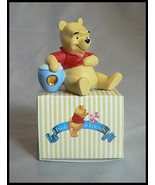 WINNIE THE POOH BIRTHDAY BIRTHSTONE FIGURE DECEMBER ENESCO DISNEY - £10.30 GBP