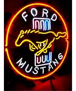 Ford Mustang Auto Car Neon Light Sign 16&quot; x 16&quot; - £390.13 GBP