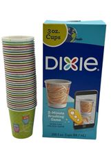 Dixie Space Theme Disposable Paper Bath Cups 3 Oz Open Box of 187 Unused... - $19.22