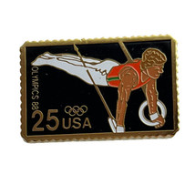 1988 Seoul South Korea USA Olympics Rings Postage Stamp Olympic Lapel Ha... - £7.04 GBP